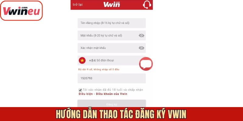 Đăng ký Vwin thần tốc, nhanh chóng dành cho người chơi 