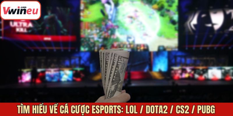Đôi nét về cược eSports: LOL / Dota2 / CS2 / PUBG
